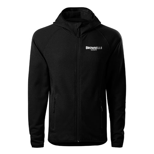 La giacca Fleece è realizzata in tessuto stretch rapido, offre una vestibilità atletica, libertà di movimento e comfort, ideale per sport e stili di vita attivi.