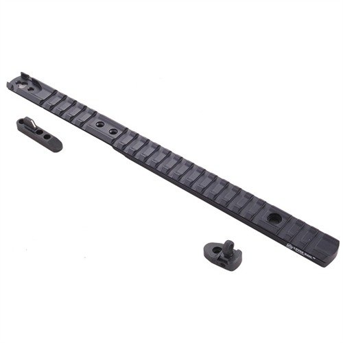 Sistema di rail per mirini leggero e senza perforazioni per fucili Marlin, con mirini di backup, anello fantasma regolabile e montaggio per ottiche.