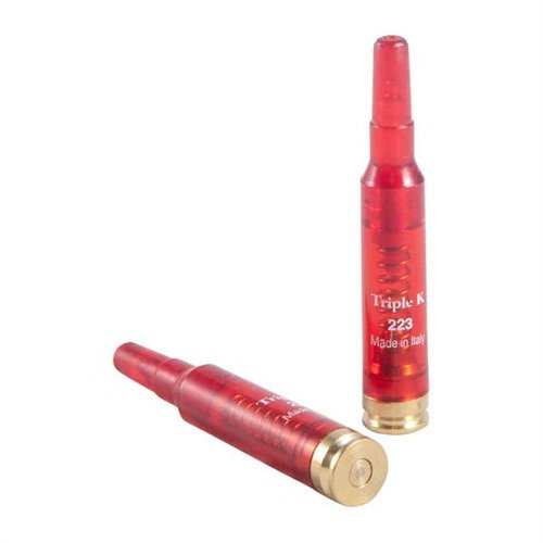 I DELUXE SNAP CAPS DUMMY ROUNDS .223 REM di TRIPLE-K proteggono i percussori, permettendo una pratica di dry-fire sicura e efficace con un design distintivo.