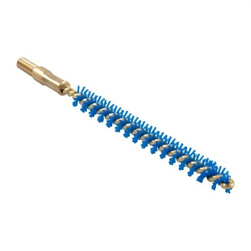 Le spazzole bore brush IOSSO Nyflex sono resistenti e durature, puliscono efficacemente armi da fuoco senza graffiare, con setole blu flessibili per una pulizia sicura.