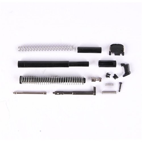 Il kit di parti per slide Glock®17 Gen 3 di Brownells include tutto il necessario per completare o ripristinare la slide con parti aftermarket di alta qualità.