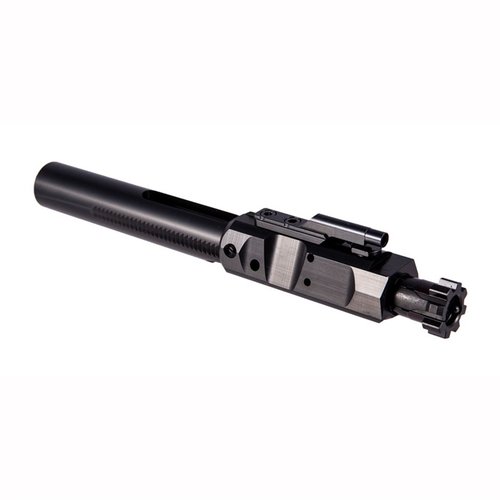 .308 Bolt Carrier Group di Brownells offre affidabilità e durezza eccezionale, realizzato in acciaio 9310 e 8620, con finitura Black Nitride o Nickel Boron.