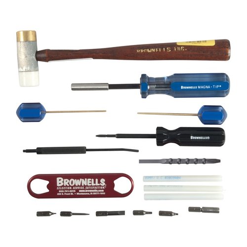 Il 1911 Armorer's Add-On Pak offre 15 strumenti essenziali per assemblare, disassemblare e mantenere le pistole in stile 1911, trasformando il tuo Field Tool Kit in un Armorer’s Kit.