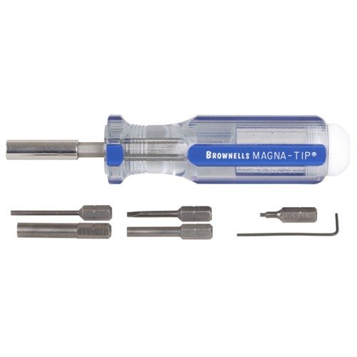 Set di cacciaviti PISTOL SCREWDRIVER per GLOCK®: compatto, con bit Magna-Tip® per una perfetta aderenza, manico cavo per riporre facilmente gli accessori.