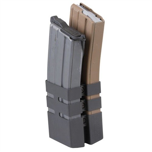 Il coupler per magazine AR-15/M16 di BROWNELLS consente ricariche rapide, mantiene il magazine di riserva bloccato e include un Top Round Protector per protezione e sicurezza.