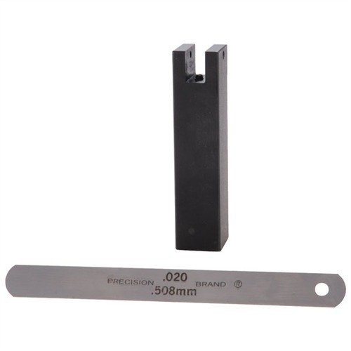 Il 1911 Sear Stoning Fixture di Brownells consente di regolare l'angolo del sear per un grilletto perfetto, garantendo superfici di contatto lisce e affidabili.