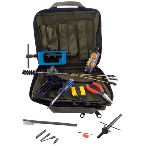 Il Brownells Weapons Field Maintenance Pack per Glock® offre strumenti specifici, un case resistente e portatile per la manutenzione e la pulizia efficiente delle pistole Glock®.