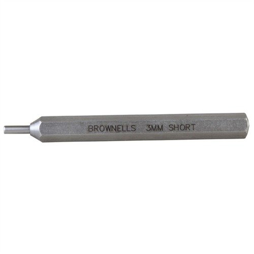 I CUP TIP PUNCHES di Brownells, realizzati in acciaio indurito, offrono punte concave per rimuovere e installare pin a testa rotonda senza danneggiarli.