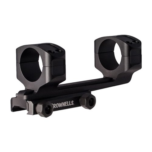 Il Brownells AR-15 Cantilever Scope Mount offre una soluzione monopezzo leggera e robusta per montare ottiche da 30mm, garantendo stabilità e comfort.
