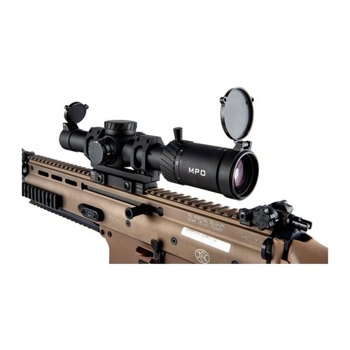 Scopri il MATCH PRECISION OPTIC 1-8X24MM SFP: ottiche giapponesi di alta qualità, reticolo CQ-NOMR illuminato e ingrandimento fino a 8x per acquisizione rapida.
