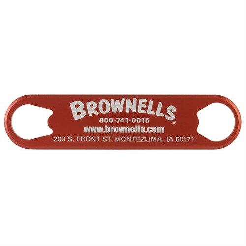 La 1911 ANODIZED BUSHING WRENCH di BROWNELLS è un attrezzo in alluminio anodizzato che offre una presa solida per svitare i bushings più stretti senza scivolare.