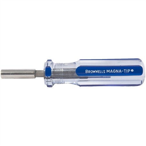 Le maniglie Brownells Magna-Tip® & Super Set offrono robustezza, versatilità e controllo preciso, ideali per la manutenzione delle armi da fuoco.