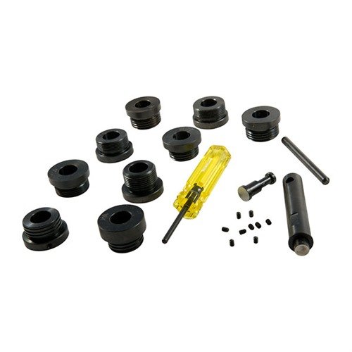 Il kit completo di BOLT LAPPING TOOLS offre una pressione costante grazie al design intercambiabile, garantendo un accoppiamento preciso dei recessi dei blocchi.