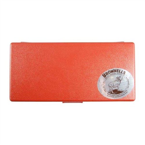 La Brownells Magna-Tip® Super Set Storage Case è realizzata in polietilene infrangibile, con un vassoio estraibile per una conservazione organizzata e compatta.