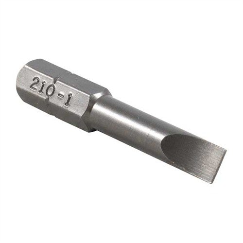 Il set Brownells Magna-Tip Thin-Bit offre 18 punte ultrafini in acciaio temprato, ideali per viti strette, con supporto in legno e custodia trasparente per una facile organizzazione.