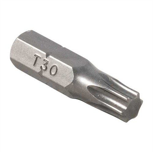 I bit TORX® T30 di BROWNELLS sono ideali per viti di ancoraggio su anelli e basi per ottiche, con una lunghezza di 1