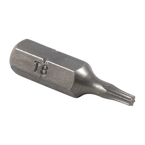 I TORX® BITS di BROWNELLS sono ideali per viti di anelli e basi per ottiche, con un set di dieci punte T-10, lunghe 1