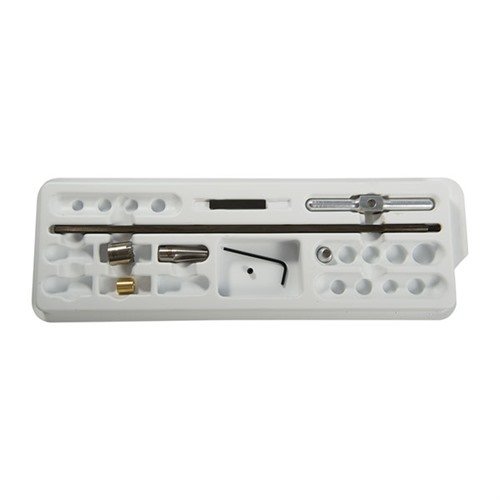 Il KIT INTERMEDIO include un Cutter di Finitura e un Pilot a tua scelta, per un chamfer preciso e senza vibrazioni, eliminando il splay dei proiettili.