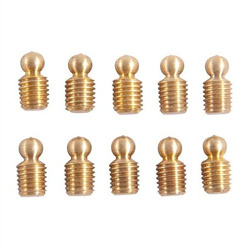 Il Kit di Mirini per Fucile "B" di Brownells offre 80 mirini di precisione in ottone e acciaio inox, ideali per riparazioni rapide e versatili.