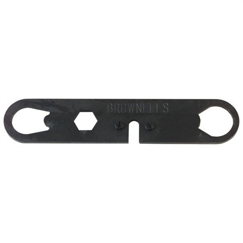 Strumento indispensabile per ogni gunsmith, il Brownells Colt Wrench facilita la rimozione e il rimontaggio senza danneggiare i revolver Colt.