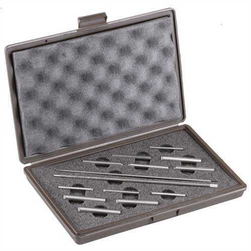 I REVOLVER RANGE RODS di BROWNELLS garantiscono un allineamento perfetto tra canna e tamburo, ideali per ispezioni professionali e lavori di precisione.