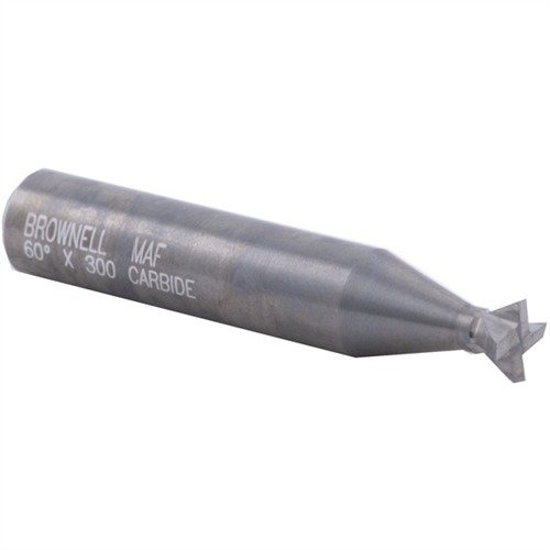 Il CARBIDE FRONT SIGHT DOVETAIL CUTTER di BROWNELLS consente di creare scanalature precise per installare mirini su pistole, tagliando anche acciai temprati.