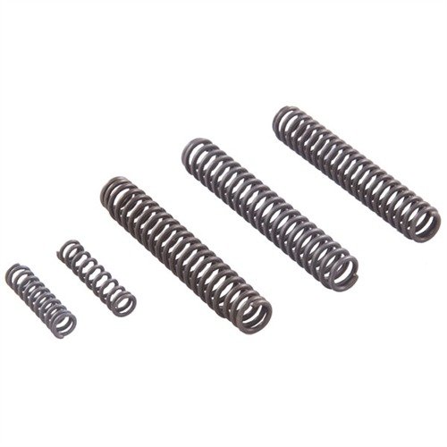 Il kit SRH-104 PRO-SPRING include molle di percussione a potenza ridotta da 9, 10 e 12 lb, e molle del grilletto da 10 e 12 lb, per prestazioni superiori.