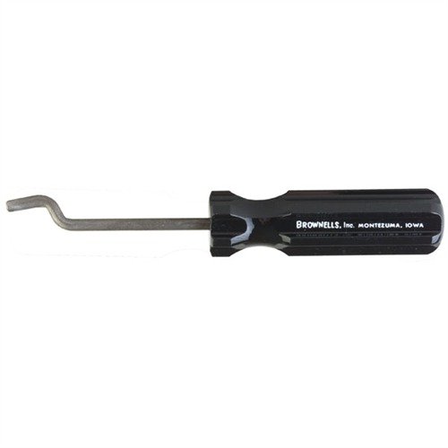 Lo S&W REBOUND SLIDE SPRING TOOL comprime facilmente la molla di ritorno senza graffiare il telaio, adatto per tutti i telai J, K, L, N e X.