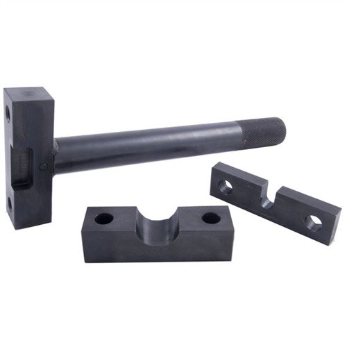 Il MINI-MAUSER Action Wrench offre supporto completo per il ricevitore e il lug, prevenendo danni e torsioni, ideale per la maggior parte delle azioni di fucili.