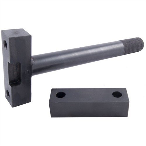 Il BLANK BLOCKS di BROWNELLS offre una base in acciaio e una testa intercambiabile per creare una chiave adattabile a qualsiasi fucile o pistola.