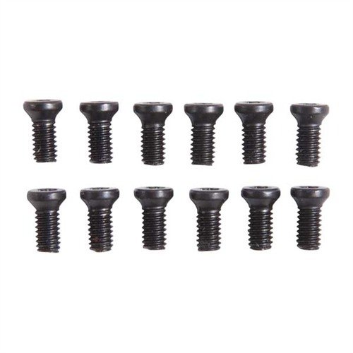 Kit di viti TORX, 240 pezzi con teste T-10 e T-15, per un fissaggio sicuro e preciso delle ottiche; include jig per accorciare le viti e una scatola compartimentata.