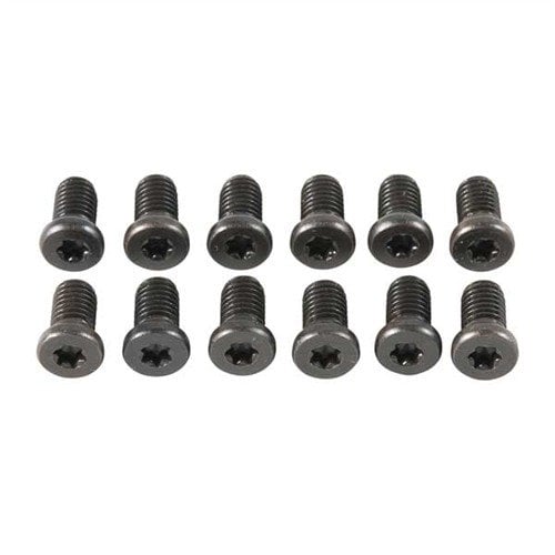 Kit di viti TORX da 240 pezzi per anelli e basi, include teste T-10 e T-15, con jig per accorciare le viti e una scatola compartimentata per una facile organizzazione.