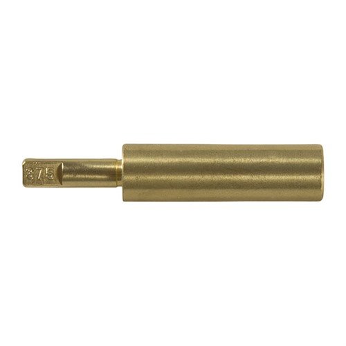 Il BRASS PILOT in ottone da .375 mantiene i cutter di Facing e Chamfering centrati nel foro, garantendo precisione e resistenza all'usura per anni.