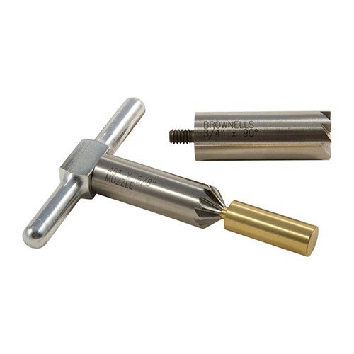 Il set BRASS ONE CALIBER include cutter per la squadratura e il chamfering di bocche di fucile e pistola, garantendo uscite pulite e ricariche rapide.