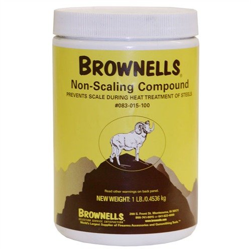 Il NON-SCALING COMPOUND di BROWNELLS consente di trattare termicamente senza scale, risparmiando tempo e mantenendo le dimensioni esatte dei pezzi.