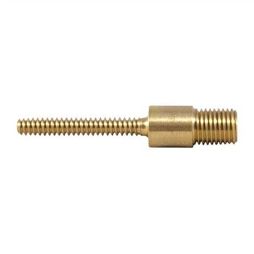 L'adattatore in ottone VFG ha un lungo albero filettato per tre pellet, migliorando il potere di pulizia con J-B Bore Cleaner e compatibile con aste Dewey.