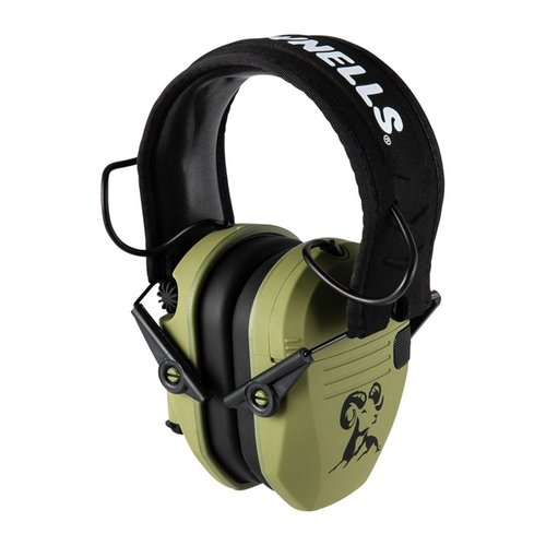 Le Brownells 3.0 Premium Electronic Ear Muffs offrono protezione acustica con microfoni omnidirezionali, comodi per lunghe sessioni di tiro e riduzione del rumore di 23dB.