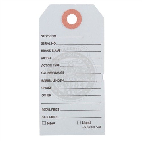 I GUN PRICE TAGS di Brownells facilitano la vendita, fornendo tutte le informazioni necessarie per ogni arma, garantendo prezzi corretti e confronti semplici.