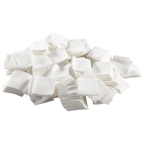 I Patches in cotone twill al 100% offrono un'azione di pulizia aggressiva e riducono al minimo la formazione di pelucchi, ideali per rimuovere residui pesanti.