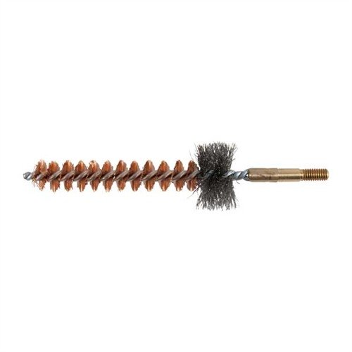 Spazzole per camera M16 e AR-15, design militare originale, filettatura 8-36 per pulizia efficace e bristles in bronzo per una pulizia approfondita.