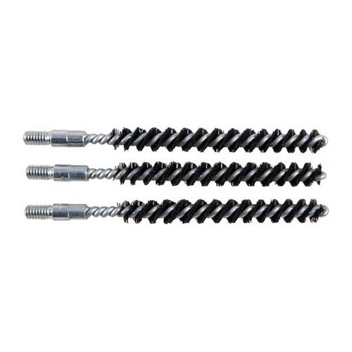 Spazzole per canne in nylon di alta qualità, resistenti e progettate per pulire senza graffiare. Confezione da 3, compatibili con .22 cal. Rimfire.