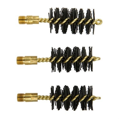 La spazzola per canne di fucile in nylon Heavy Weight di Brownells rimuove facilmente i depositi, è sicura per le superfici e resistente ai solventi.