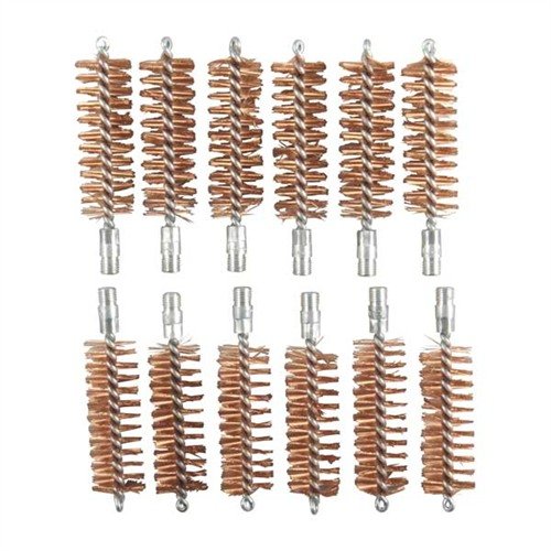 La spazzola per camera di fucile in bronzo resiste alla corrosione e pulisce rapidamente le camere sporche, con filettatura 5/16"-27 per un uso facile.