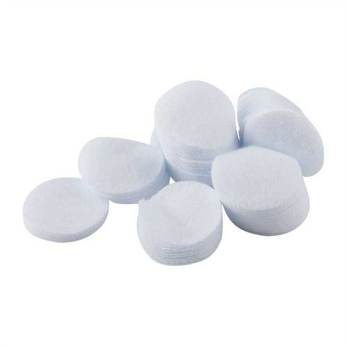 Scopri le pezze di pulizia in flanella di cotone 100% di Brownells. 🧼 Perfette per il tuo calibro 22-270, confezione da 100!