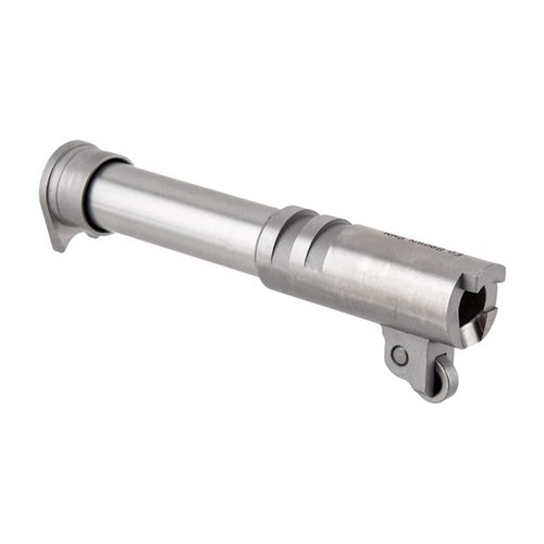 Il 1911 DROP-IN MATCH BARREL 9MM di ED BROWN offre una precisione eccezionale grazie alla lavorazione CNC e al rivestimento in acciaio inox di alta qualità.