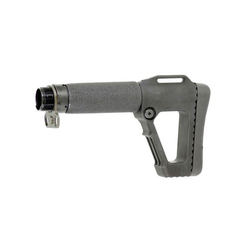 Il calcio AR-15 SOCOM è leggero e resistente, con regolazione della lunghezza a 5 posizioni, pad di rinculo in gomma e punti di attacco ambidestri.