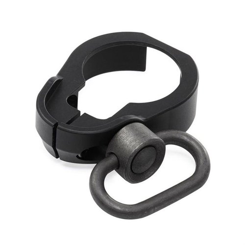 Il Daniel Defense EZ Carbine Sling Mount è un supporto ambidestro in alluminio 6061 T6, facile da installare, leggero e con attacco QD per slings senza grovigli.