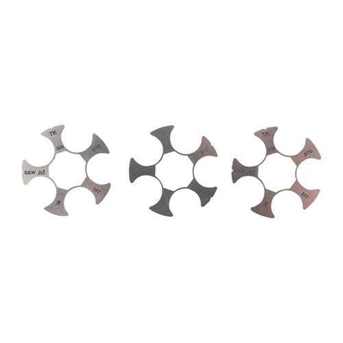 Le S&W J-FRAME MOONCLIPS in acciaio inossidabile, compatibili con S&W Pro 640, 642, 442, garantiscono una ricarica rapida e sicura per cartucce .38/357 Mag.