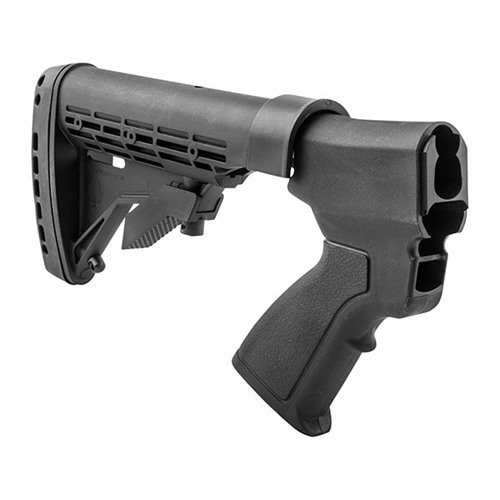Il buttstock REMINGTON 870 KickLite offre un sistema di soppressione del rinculo, migliorando il controllo e la precisione per tiratori di ogni livello.