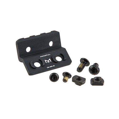 Il M-LOK Offset Light/Optic Mount in alluminio offre una piattaforma ambidestra per montare luci e ottiche, costruito in alluminio anodizzato Mil-Spec.